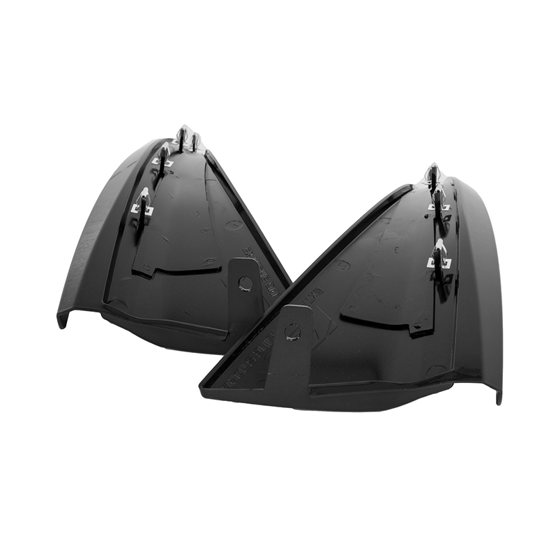 EOS Extended Rear Splash Guards - Matte Black - C7 Corvette Stingray / Z06 (MF-233-ABS)