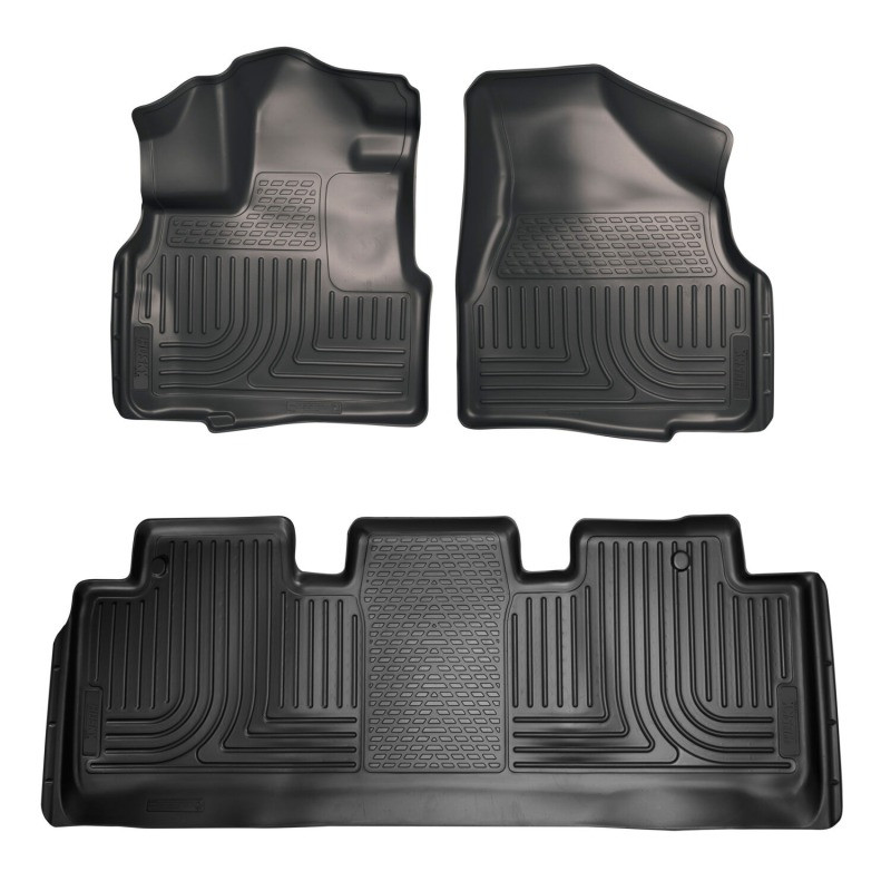 Husky Liners 11-17 Honda Odyssey Front and 2nd Seat Black Floor Liners - 93751 Photo - Primary