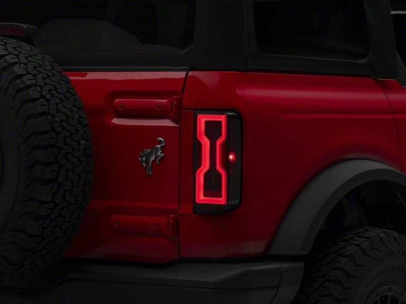 Raxiom 21-26 Ford Bronco Axial Series LED Tail Lights- Black Housing- Smoked Lens - FB37114 Photo - Primary