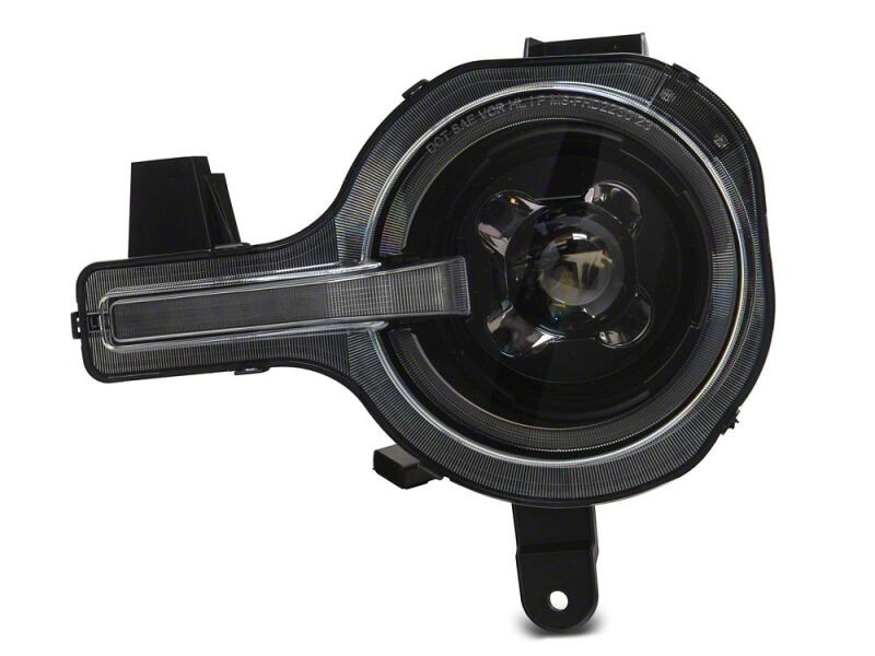 Raxiom 21-26 Ford Bronco LED Halo Headlights with Amber Backlight- Black Housing- Clear Lens - FB48241 Photo - Close Up