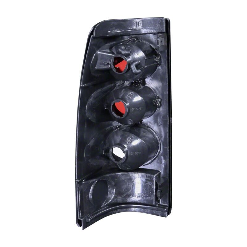 Raxiom 99-02 Chevrolet Silverado 1500 Fleetside Axial Series Tail Lights- Black - Red/Clear Lens - S112710 Photo - Close Up