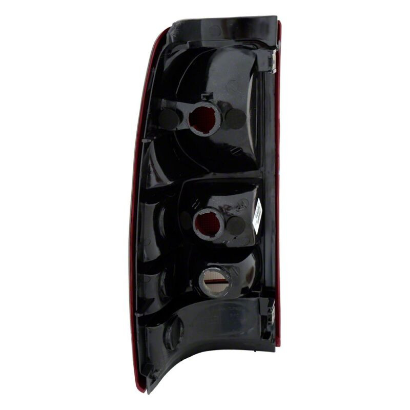Raxiom 99-02 Chevrolet Silverado 1500 Fleetside Axial Series Tail Lights- Black- Midnight Red Lens - S112736 Photo - Close Up
