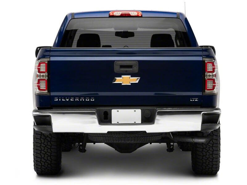 Raxiom 14-18 Chevrolet Silverado 1500 LED Tail Lights/Seq Turn Signals- Chrome- Clear Lens - S114459 Photo - Close Up