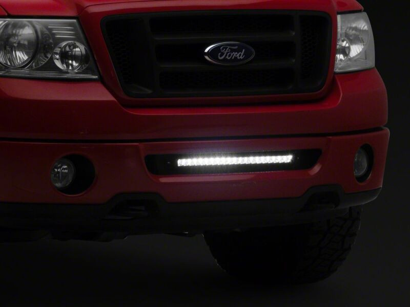 Raxiom 06-08 Ford F-150 Front Bumper Mounted 20in LED Light Bar/Bracket - T621253 Photo - Close Up