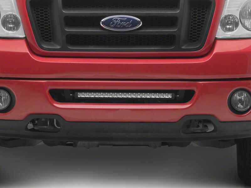 Raxiom 06-08 Ford F-150 Front Bumper Mounted 20in LED Light Bar/Bracket - T621253 Photo - Close Up