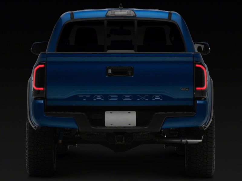 Raxiom 16-23 Toyota Tacoma Axial Series LED Tail Lights- Black Housing- Smoked Lens - TT36288 Photo - Primary