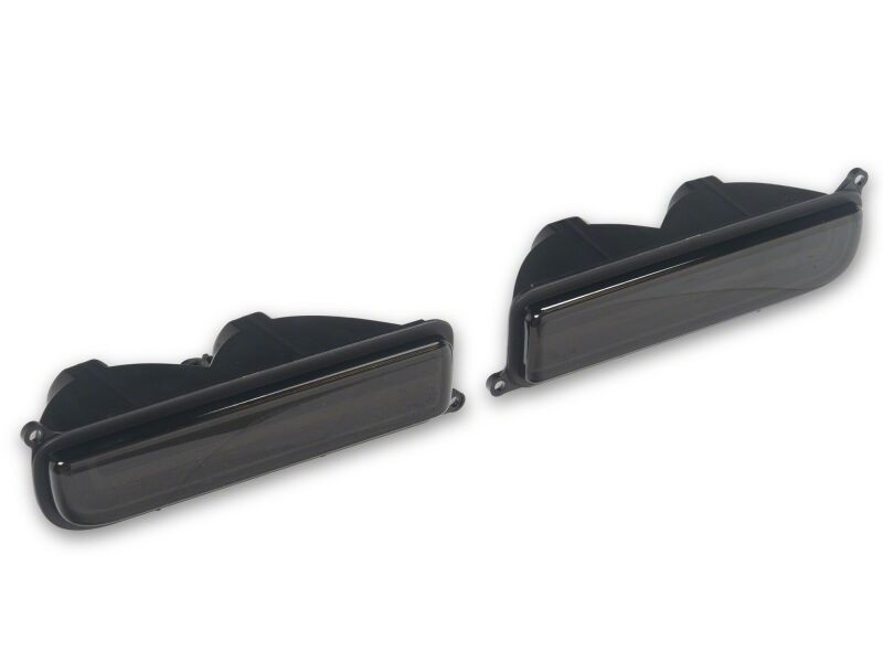 Raxiom 97-01 Jeep Cherokee XJ LED Front Corner Lights- Black Housing- Smoked Lens - XJ24497 Photo - Primary