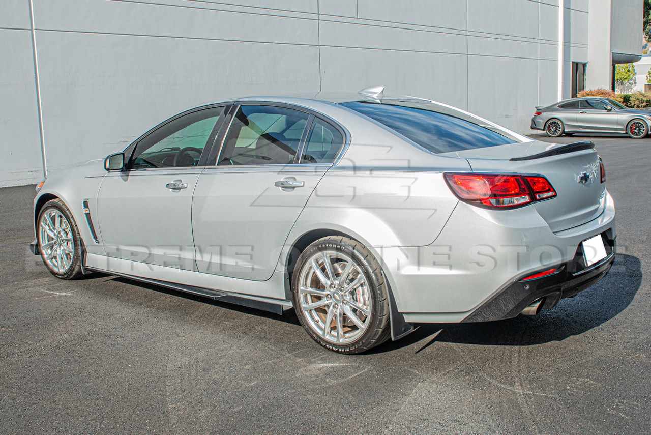 EOS Carbon Fiber Side Skirts - 14-17 Chevy SS (SS-419-BKCF)