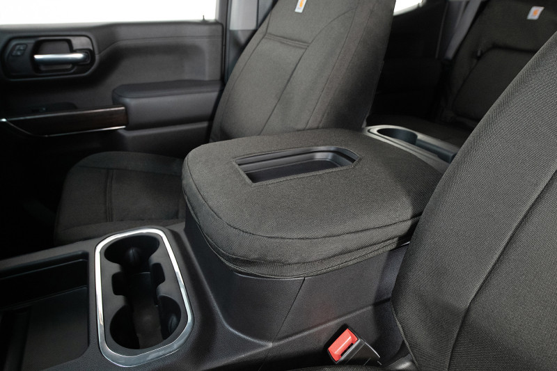 Covercraft 19-25 Chevrolet Silverado Carhartt Super Dux Precision Fit Second Row Seat Covers - GTC4138COGY Photo - out of package