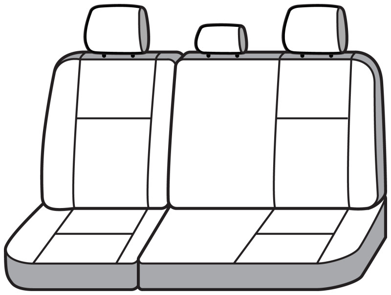 Covercraft 24-25 Toyota Tacoma Crew Cab Carhartt PrecisionFit Second Row Seat Covers - GTT4385CAGY Photo - out of package