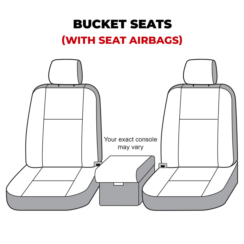 Covercraft19-20 Ford F150 Carhartt Super Dux SeatSaver Front Row Custom Seat Cover - Gravel - SSC3473COGY Photo - out of package