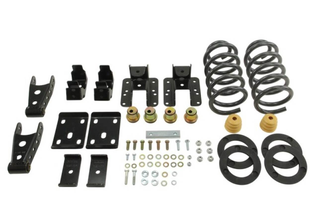 Belltech LOWERING KIT 2014 Silverado/Sierra Std Cab 2WD 1in or 2in Front/4in Rear w/o Shocks - 987