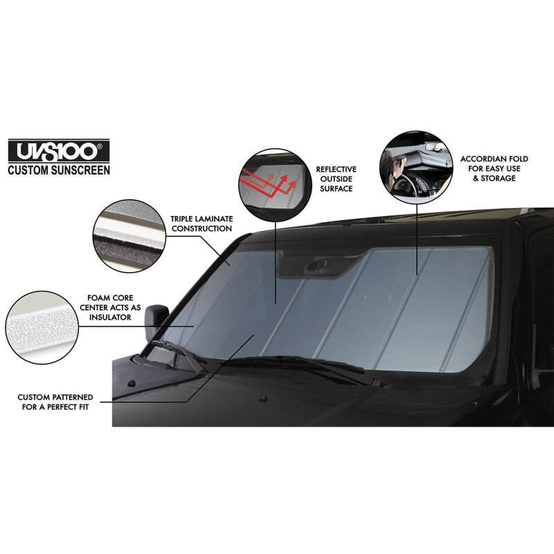 Covercraft 26 Toyota Rav4 UVS100 Custom Sunscreen - Blue - UV11994BL Photo - out of package