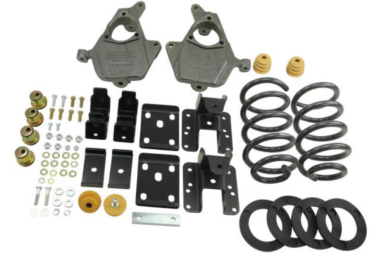 Belltech LOWERING KIT 14 Silverado/Sierra Ext/Crw Cab 2WD 3in or 4in Ft/5in or 6in Rr w/o Shocks - 996