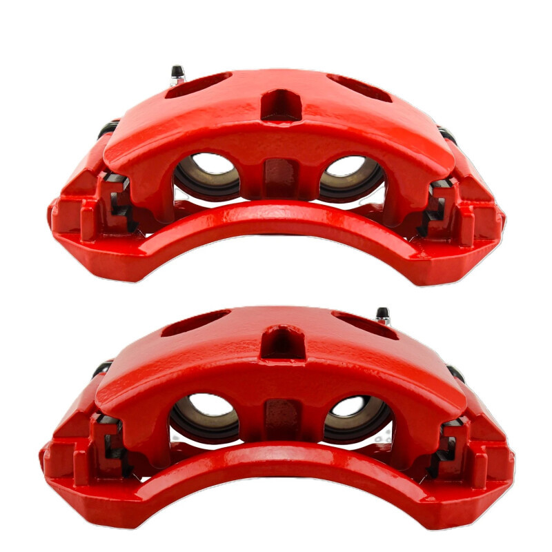 Power Stop 20-23 GMC Sierra 3500 HD Front Red Caliper w/Bracket (Pair) - S15276 Photo - Primary