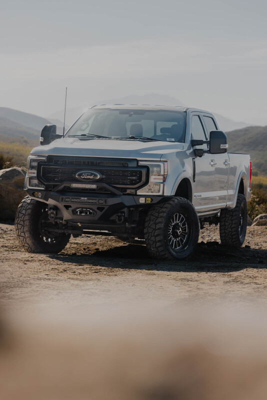 DV8 17-22 Ford Super Duty F-250/F-350 Spec Series Front Bumper - FBFF2-07 Photo - Close Up