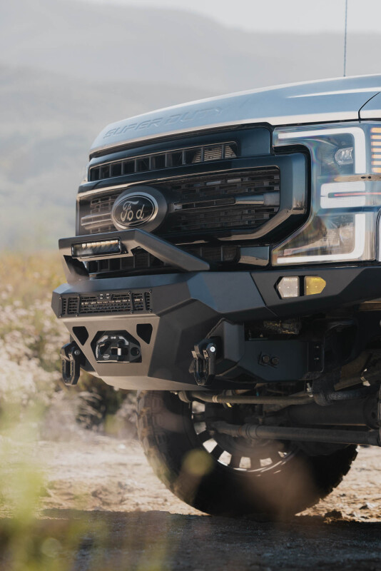 DV8 17-22 Ford Super Duty F-250/F-350 Spec Series Front Bumper - FBFF2-07 Photo - Close Up