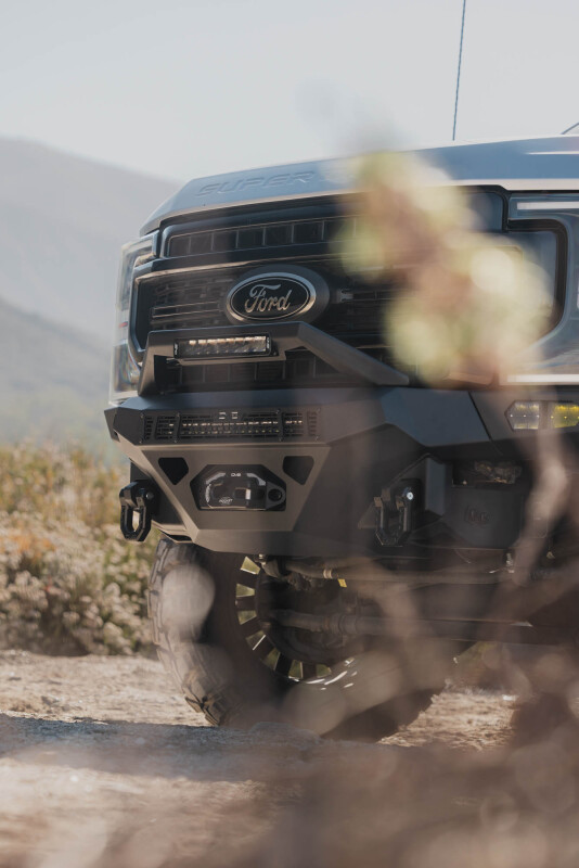 DV8 17-22 Ford Super Duty F-250/F-350 Spec Series Front Bumper - FBFF2-07 Photo - Close Up