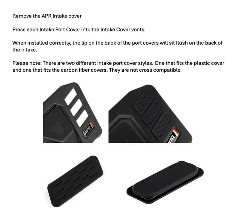 Installation Instructions