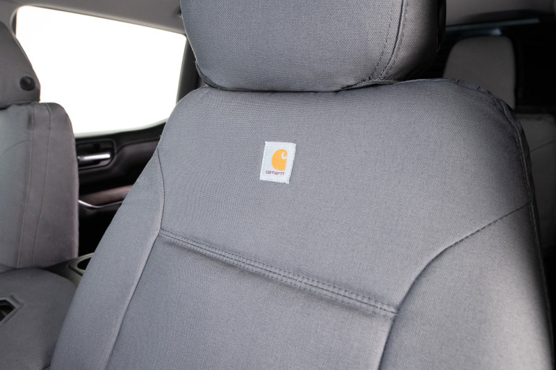 Covercraft 25-26 Toyota 4Runner Carhartt PrecisionFit Custom 1st Row Seat Covers - Gravel - GTT4510ABCAGY Photo - out of package