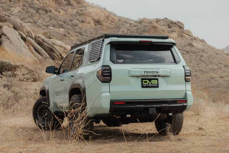 DV8 25-26 Toyota 4Runner Exterior Window Molle for DV8 Roof Rack - Driver - RRTF3-02EMD Photo - Close Up
