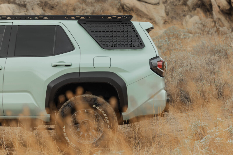 DV8 25-26 Toyota 4Runner Exterior Window Molle for DV8 Roof Rack - Driver - RRTF3-02EMD Photo - Close Up