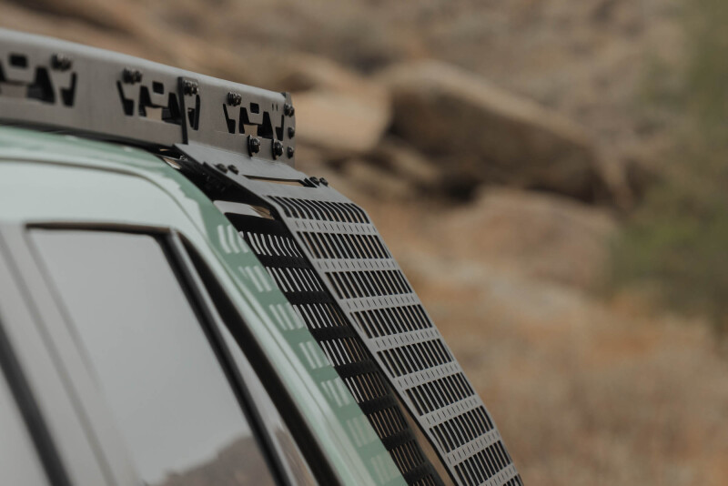 DV8 25-26 Toyota 4Runner Exterior Window Molle for DV8 Roof Rack - Driver - RRTF3-02EMD Photo - Close Up