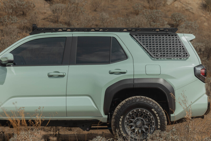 DV8 25-26 Toyota 4Runner Exterior Window Molle for DV8 Roof Rack - Driver - RRTF3-02EMD Photo - Close Up