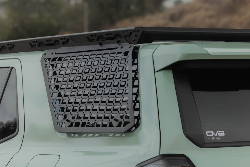 DV8 25-26 Toyota 4Runner Exterior Window Molle for DV8 Roof Rack - Driver - RRTF3-02EMD Photo - Close Up