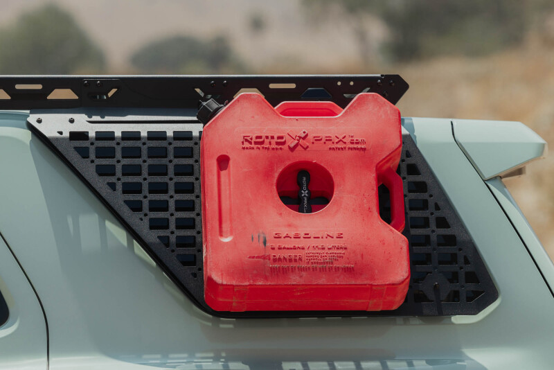 DV8 25-26 Toyota 4Runner Exterior Window Molle for DV8 Roof Rack - Driver - RRTF3-02EMD Photo - Close Up