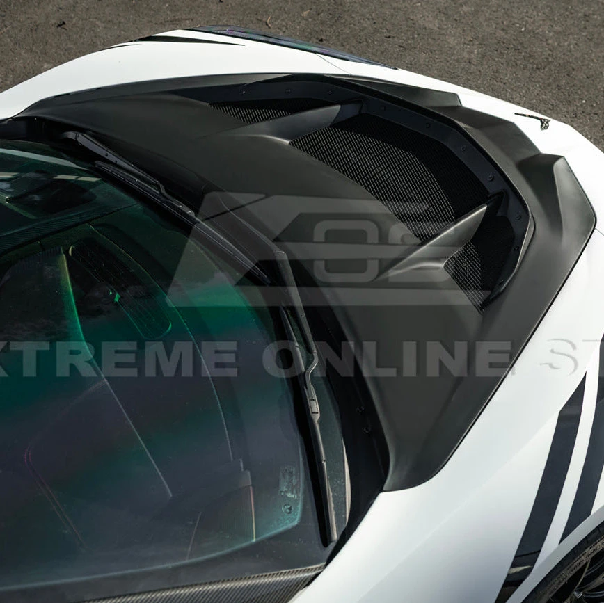 EOS ZR1 Style Fiberglass Carbon Flash Metallic Painted Hood - C8 Corvette Stingray / E-Ray / Z06 / ZR1 (HOOD-1004-V2-FRP)