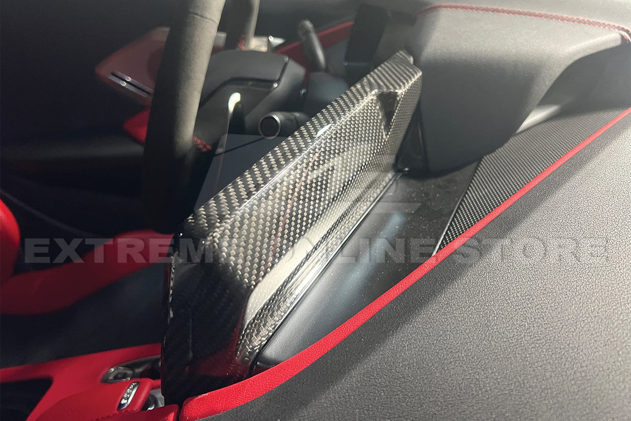 EOS Navigation Radio Screen Cover - Carbon Fiber - C8 Corvette