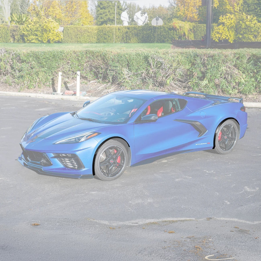 EOS Wheel Well Arches Front & Rear - Carbon Flash Metallic - C8 Corvette (FF-631-V2-ABS_FF-632-V2-ABS)