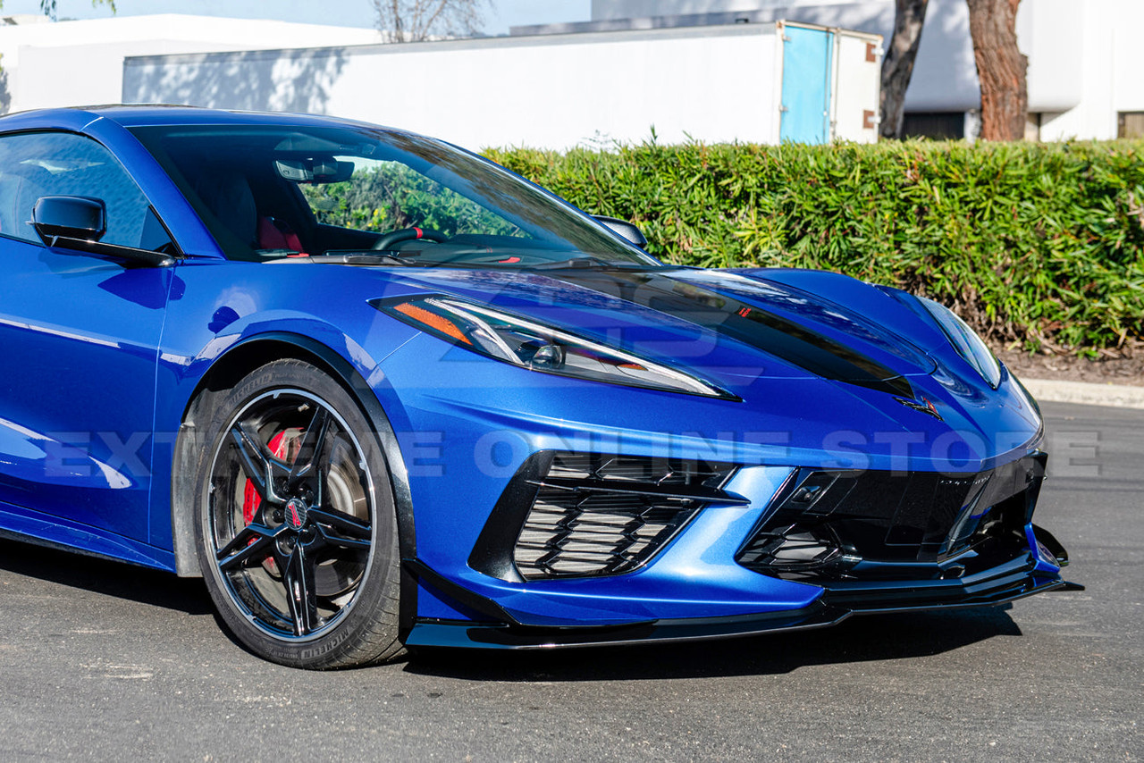 EOS Wheel Well Arches Front & Rear - Carbon Flash Metallic - C8 Corvette