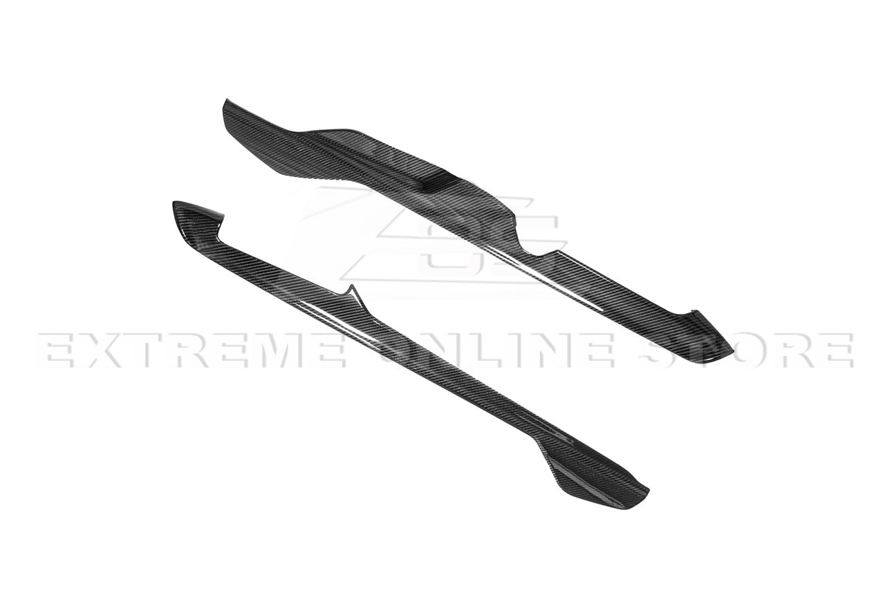 EOS Center Console Lower Side Panel Covers - Carbon Fiber - C8 Corvette