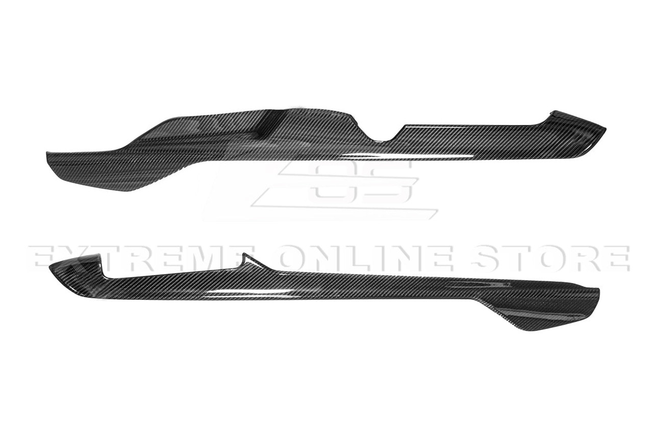 EOS Center Console Lower Side Panel Covers - Carbon Fiber - C8 Corvette
