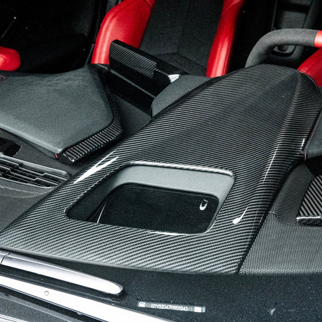 EOS Upper Dash Pad Cover - Carbon Fiber - C8 Corvette
