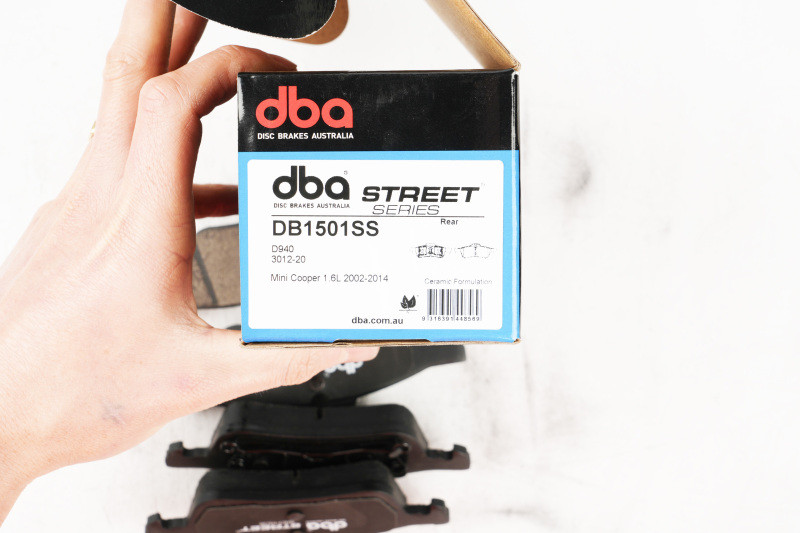 DBA 02-14 Mini Cooper 1.6L Street Series Rear Brake Pads - DB1501SS Photo - Close Up