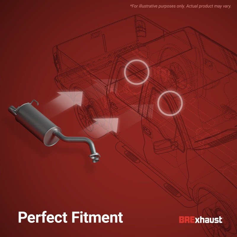 BRExhaust 18-25 Jeep Wrangler 2.0L Direct-Fit Replacement Rear Muffler Kit - 108-0301 Product Brochure - a specific brochure describing a Product