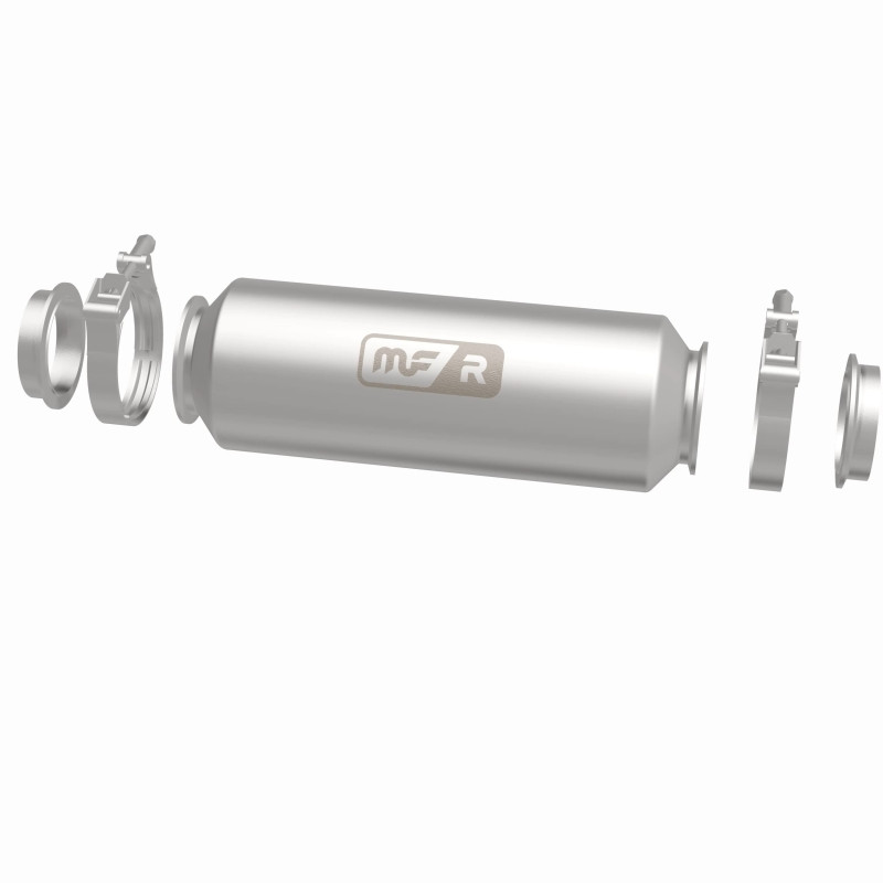 MagnaFlow MF/R Series 5in Round 304SS Performance Exhaust Muffler - 17169 360 Degree Image Set