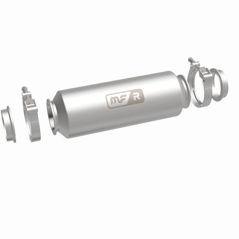 MagnaFlow MF/R Series 5in Round 304SS Performance Exhaust Muffler - 17169 360 Degree Image Set