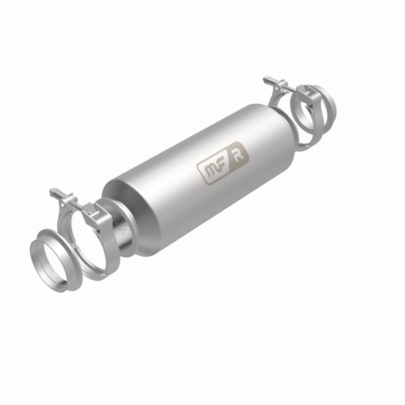 MagnaFlow MF/R Series 5in Round 304SS Performance Exhaust Muffler - 17169 360 Degree Image Set