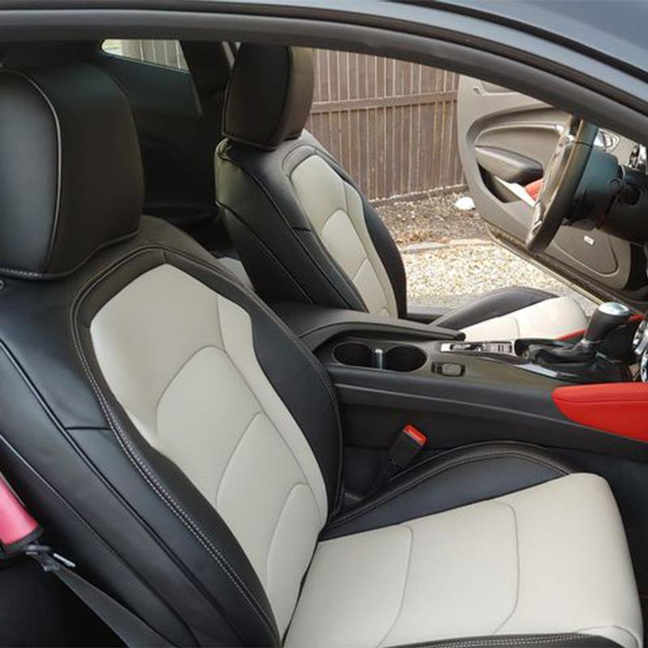 EOS Premium Leather Custom Seat Covers - Gen 6 Camaro