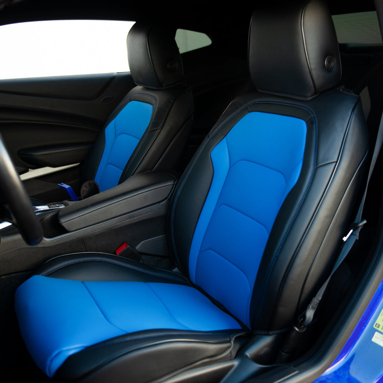 EOS Premium Leather Custom Seat Covers - Gen 6 Camaro