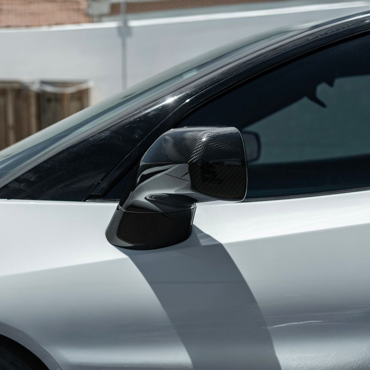 EOS Carbon Fiber Mirror Covers - 14-19 C7 Corvette Stingray / GS / Z06 (MC-1471-BKCF)