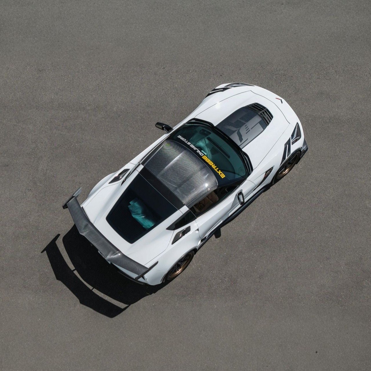 EOS Carbon Fiber Roof Side Panels - 14-19 C7 Corvette (PILLAR-1397-BKCF)