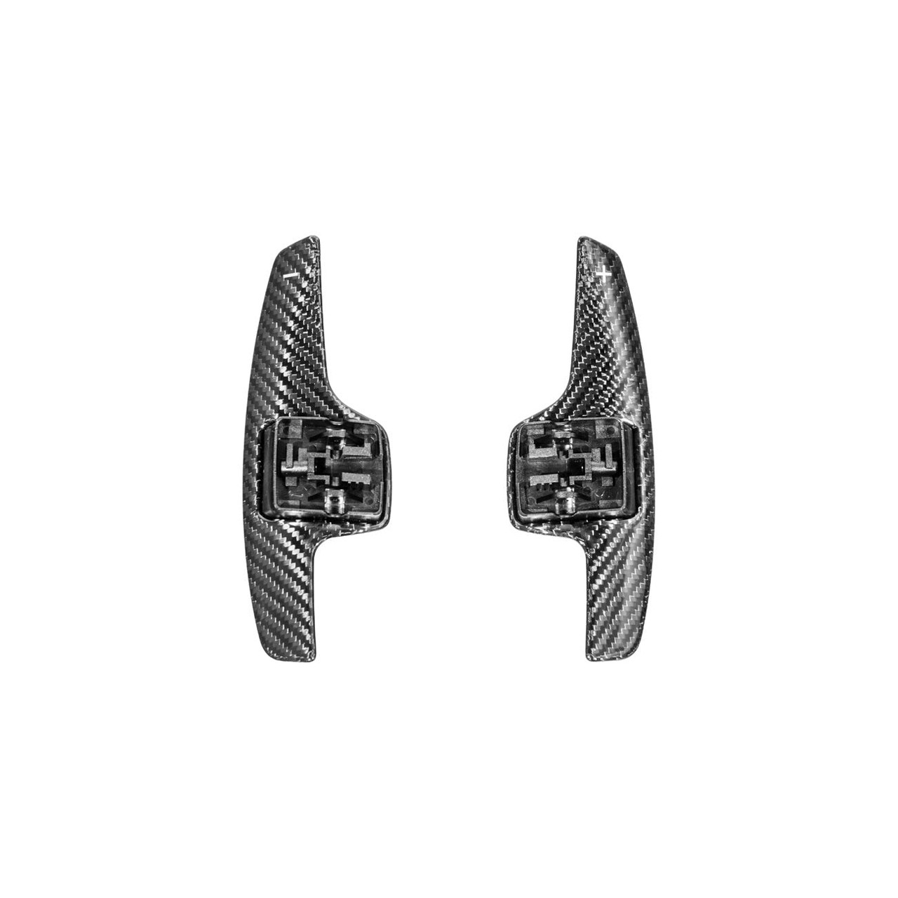 EOS Carbon Fiber Extended Paddle Shifters - 14-19 C7 Corvette (VENT-1351-BKCF)