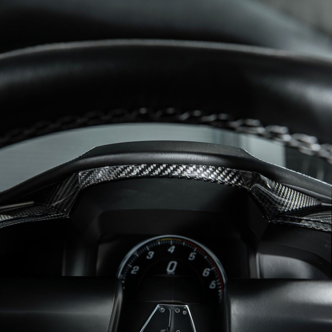 EOS Carbon Fiber Gauge Cluster Trim - 14-19 C7 Corvette (VENT-1411-BKCF)