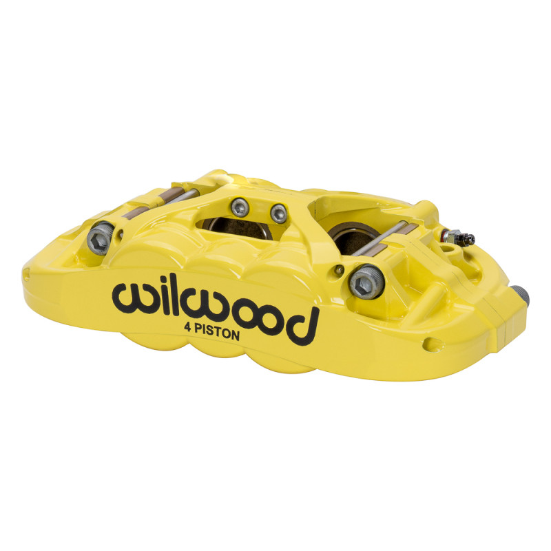 Wilwood XRS4R 1.38/1.38 .950 Rotor Caliper - Yellow - 120-17204-Y Photo - Primary