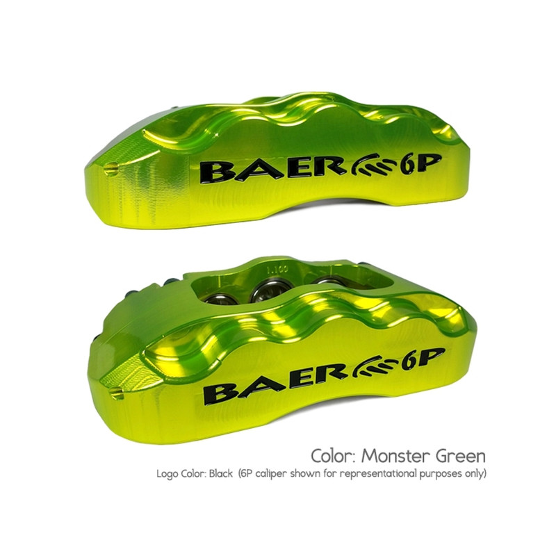 Baer Brakes 78-88 Buick Regal STD Studs 13in Track4 Front SDZ Brake Kit - Monster Green - 4301407MG